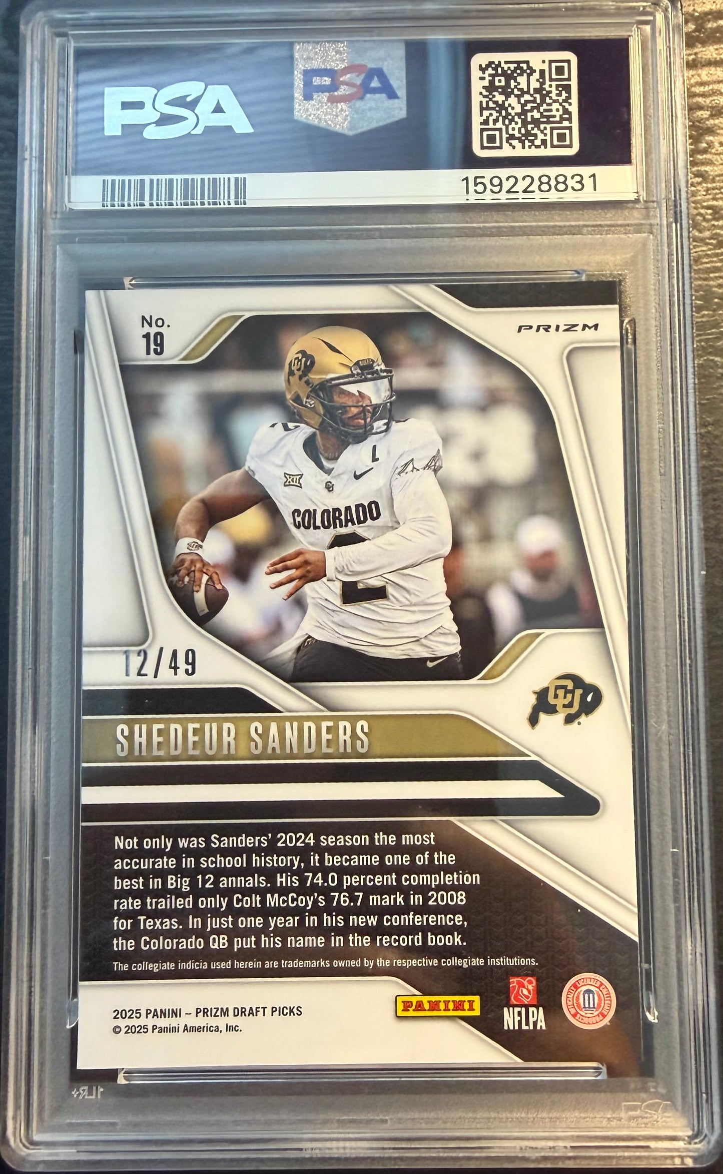 SHEDEUR SANDERS RED FLASH /49
