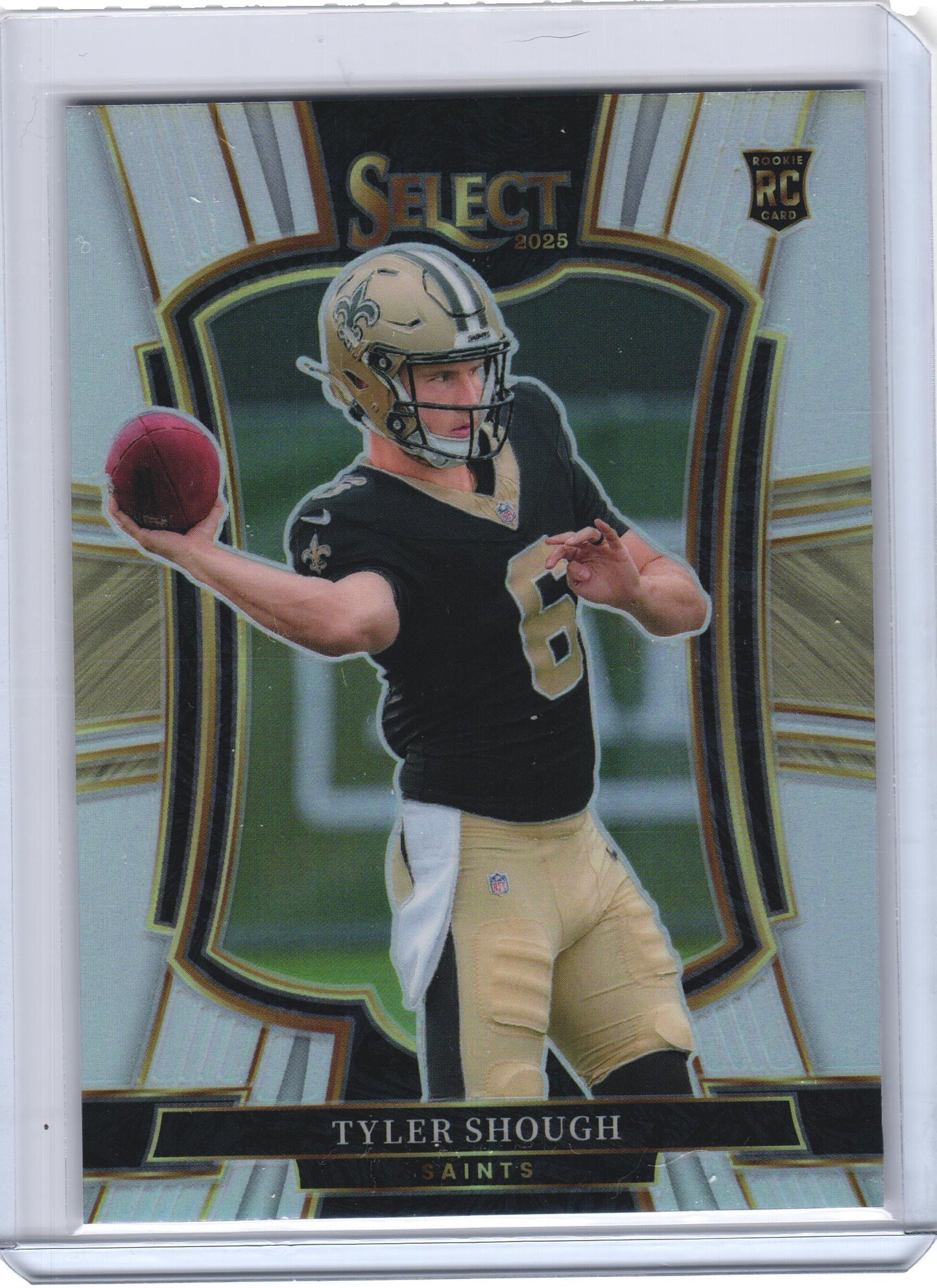 2025 Panini Select - Premier Level Tyler Shough #141 Silver Prizm