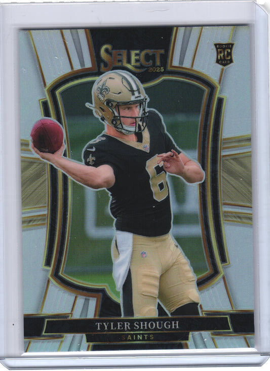 2025 Panini Select - Premier Level Tyler Shough #141 Silver Prizm