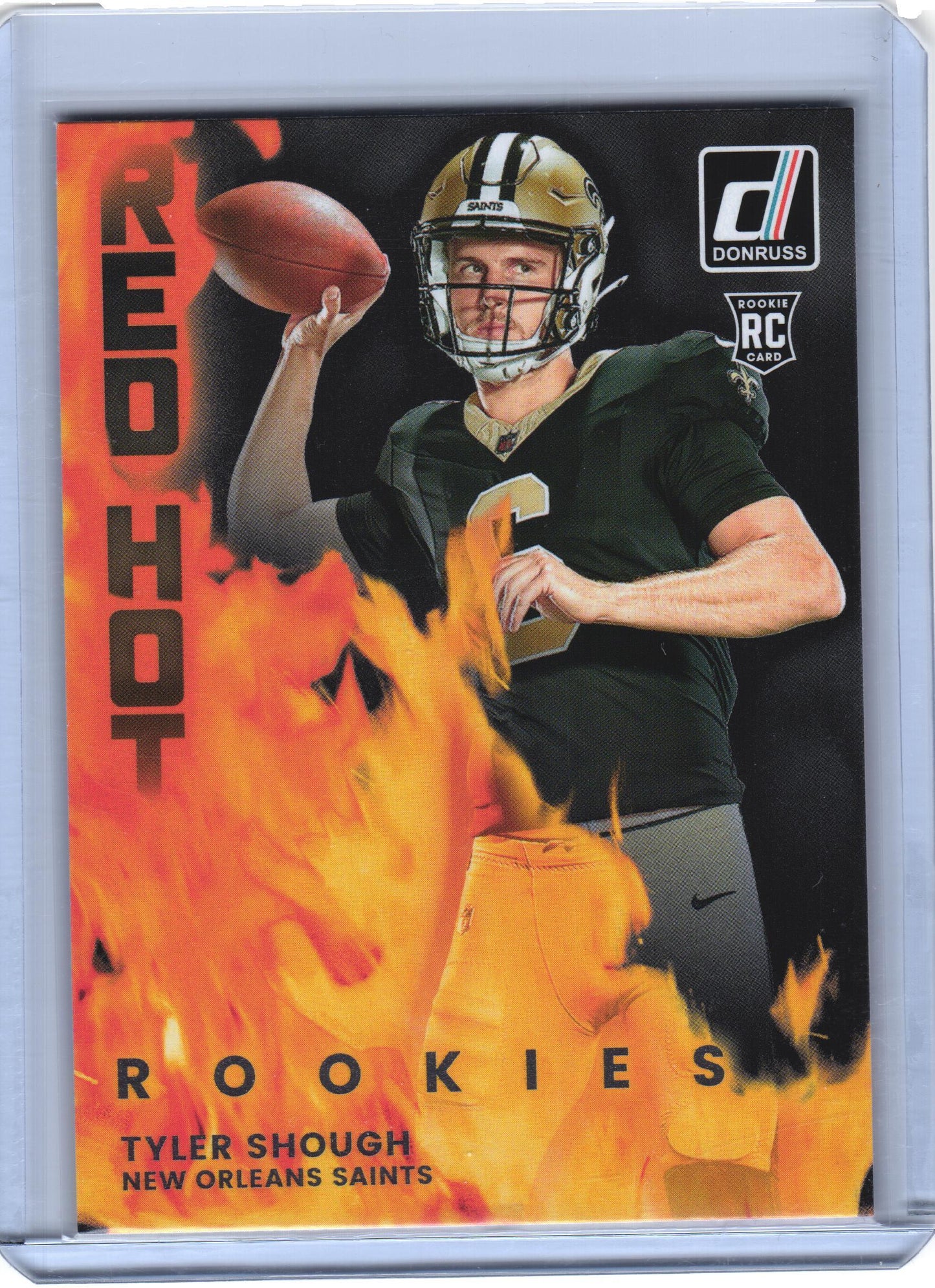 TYLER SHOUGH 2025 DONRUSS " RED HOT ROOKIES " RC