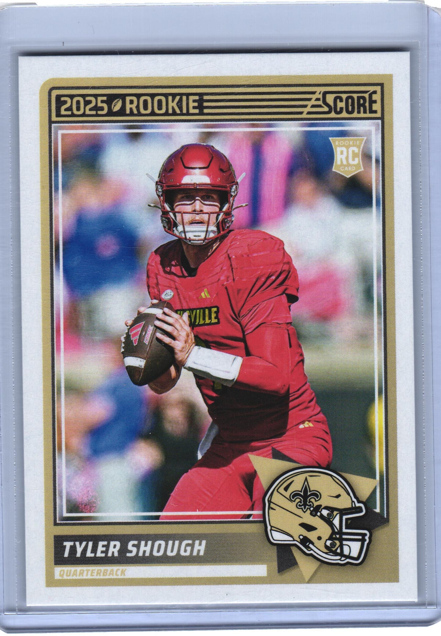 Tyler Shough Rookie Card 2025 Score #71 New Orleans Saints