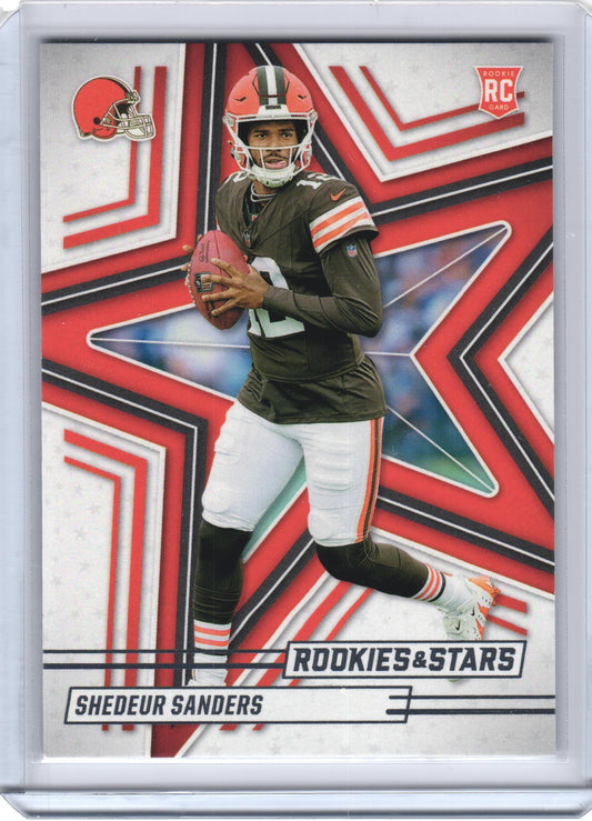 Shedeur Sanders 2025 Panini Rookies and Stars Rookie Card- Browns