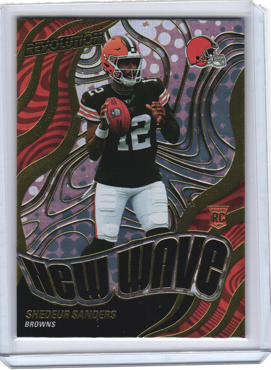 2025 Panini Revolution Shedeur Sanders New Wave Rookie Card #6
