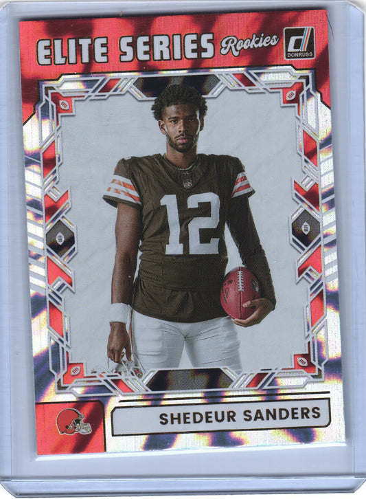 2025 Donruss #ESR-SSS Shedeur Sanders The Elite Series Rookies