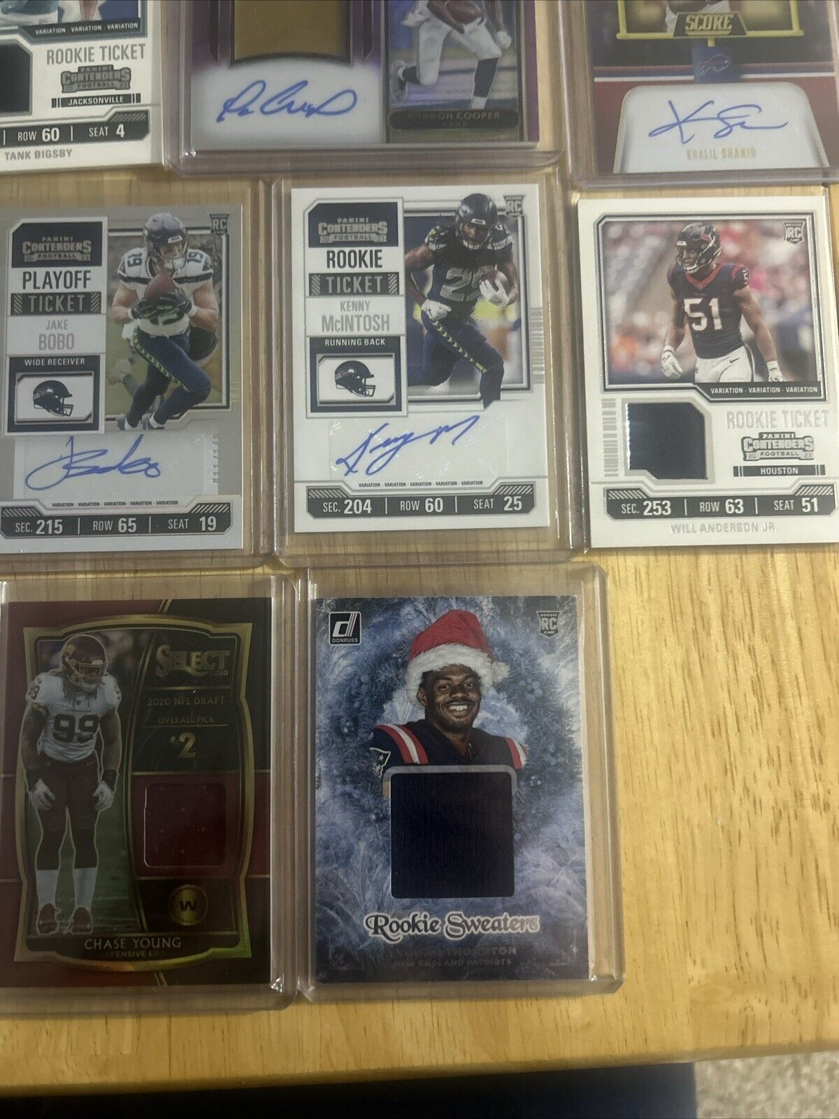 🔥NFL MYSTERY FOOTBALL CARD PACK- 6 Cards, 1 GUARANTEED RPA, AUTO, #, OR PATCH🔥