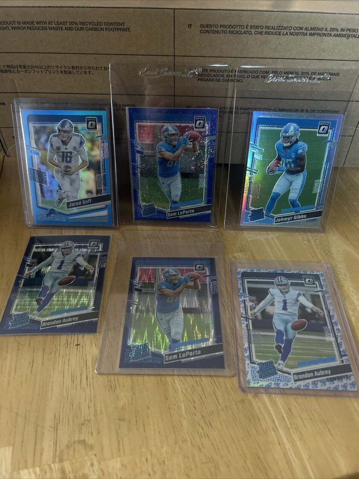 🔥NFL MYSTERY FOOTBALL CARD PACK- 6 Cards, 1 GUARANTEED RPA, AUTO, #, OR PATCH🔥