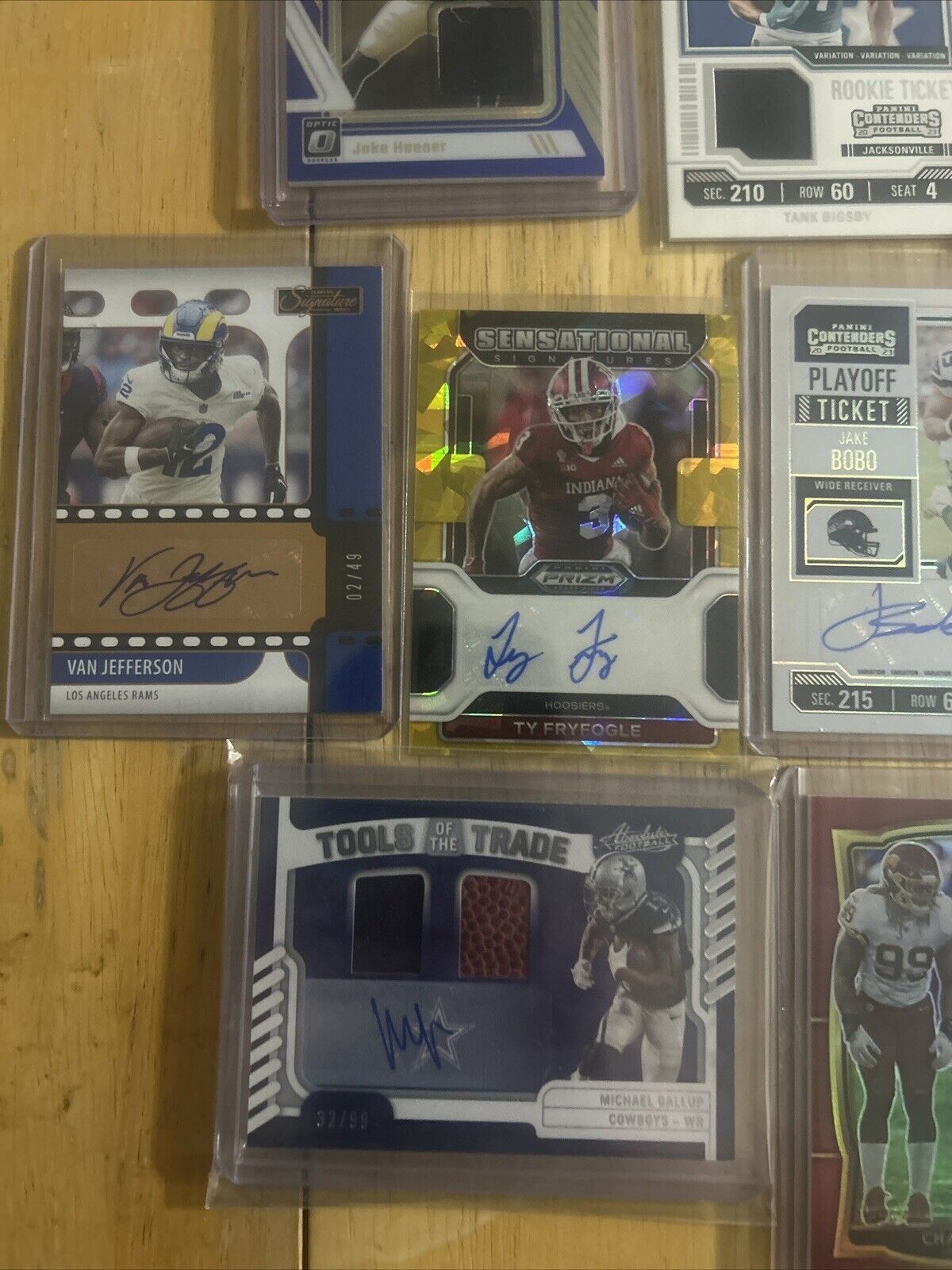 🔥NFL MYSTERY FOOTBALL CARD PACK- 6 Cards, 1 GUARANTEED RPA, AUTO, #, OR PATCH🔥